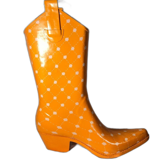 Chic Orange Women's Winter & Rain Boots - Picture 8 of 12